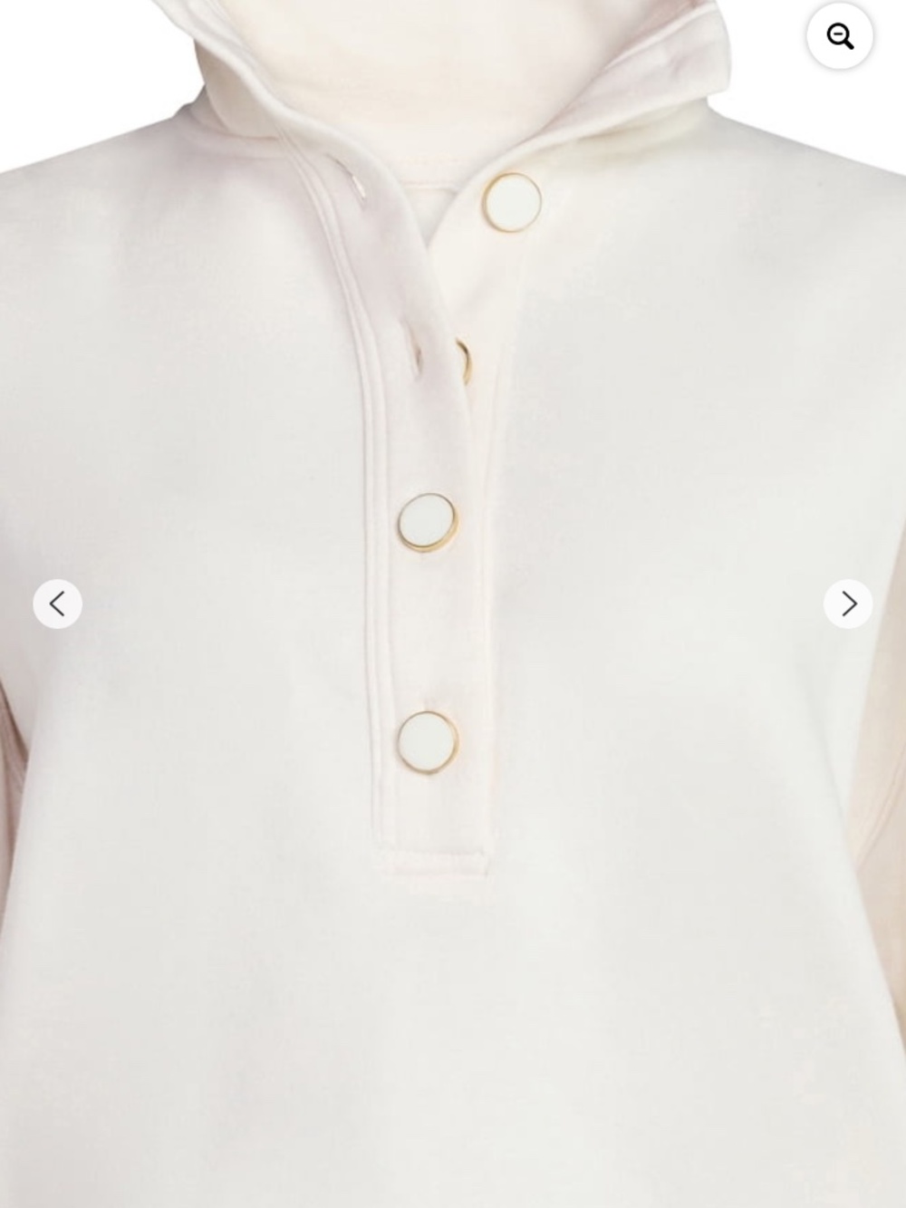 Time and Tru Women’s Mother of Pearl Quarter Button Fleece LS Top Size XXL NWT - Picture 7 of 8